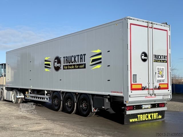 Semi-remorque à plancher roulant SCHWARZMÜLLER 91 cbm, 8 mm Boden, Leer 7,3 t., MIETEN?