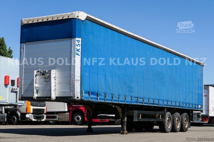Auflieger mit Pritsche & Plane SCHMITZ CARGOBULL S01 Pritsche Plane 96m³ Liftachse SAF-Achsen