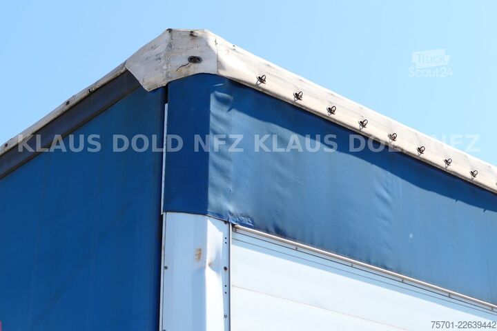 Auflieger mit Pritsche & Plane SCHMITZ CARGOBULL S01 Pritsche Plane 96m³ Liftachse SAF-Achsen