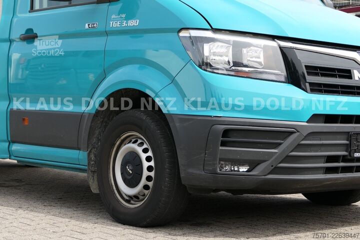 Furgone centinato MAN TGE 3.180 4x4 Pritsche Plane Navi LBW Euro 6