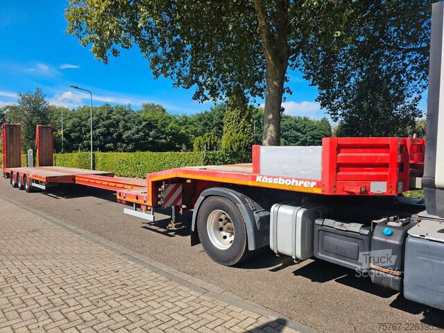 Zema profila puspiekabe KÄSSBOHRER LB3E Mit Hydrauliesche Rampen