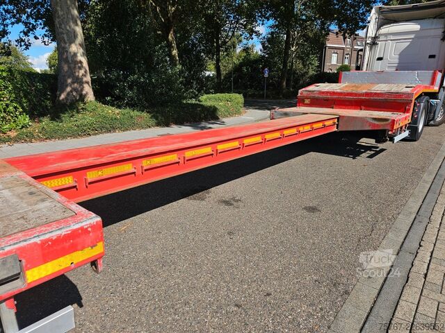Zema profila puspiekabe KÄSSBOHRER LB3E Mit Hydrauliesche Rampen