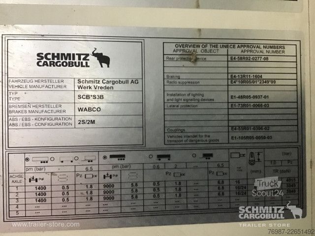 Naczepa chłodnia Schmitz Cargobull Tiefkühler Standard Doppelstock