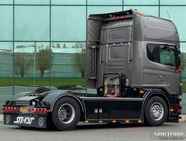 Standard dragbil SCANIA R164-480 V8 KING RETARDER MANUAL GEARBOX SHOWTRU