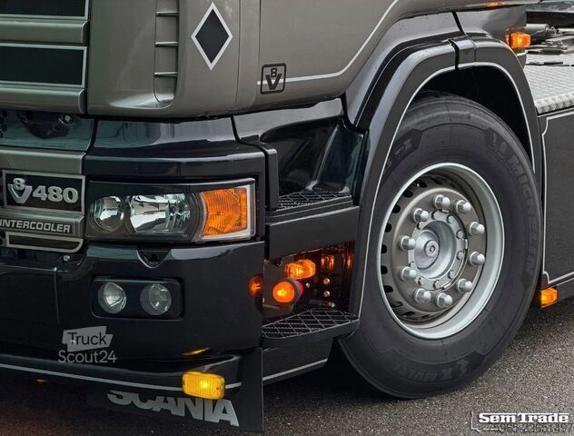 Standard dragbil SCANIA R164-480 V8 KING RETARDER MANUAL GEARBOX SHOWTRU