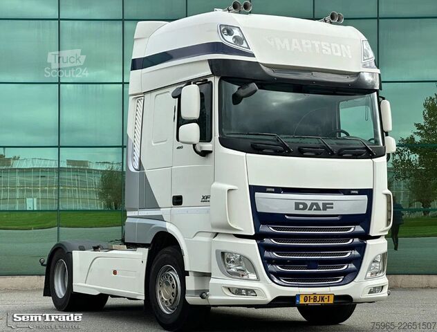 وحدة جرار قياسية DAF XF 460 EURO 6 FT SSC 873.000 KM 2X TANKS TOP CON