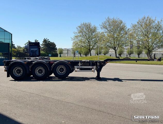 Växelflakssläp PACTON TXC343 DRUM BRAKES LIFT AXLE 20-30-40-45 FT. TOP