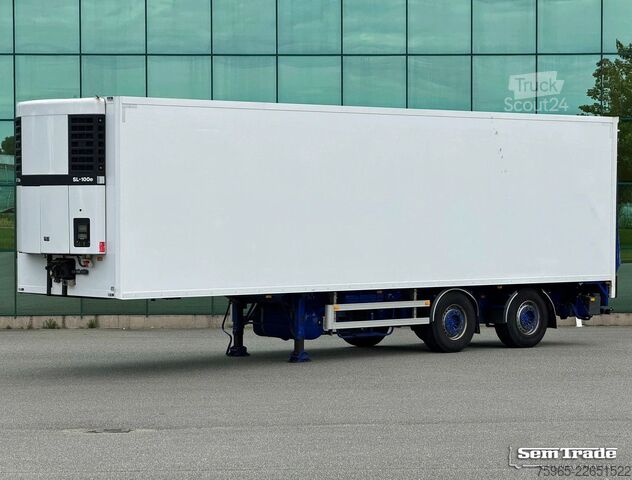 Kylsläpvagn SAMRO ISO BOX THERMO KING ONLY 846 ENGINE HOURS STEERI