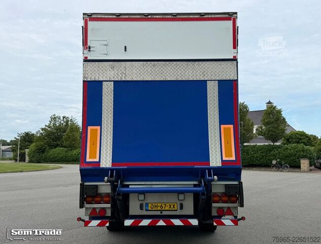 Kylsläpvagn SAMRO ISO BOX THERMO KING ONLY 846 ENGINE HOURS STEERI