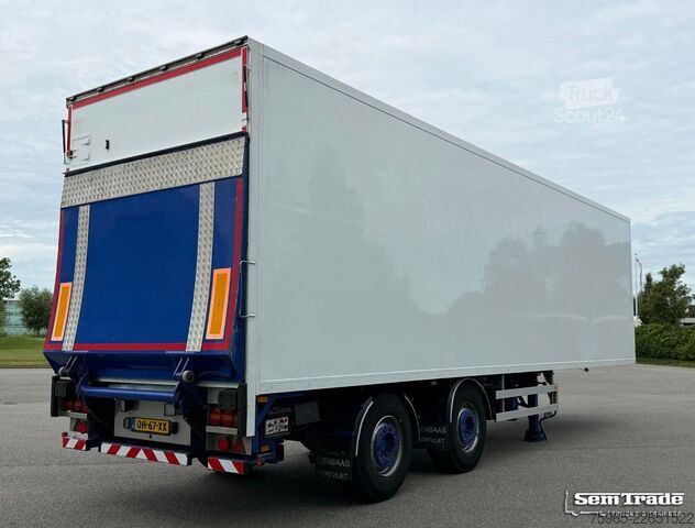 Kylsläpvagn SAMRO ISO BOX THERMO KING ONLY 846 ENGINE HOURS STEERI