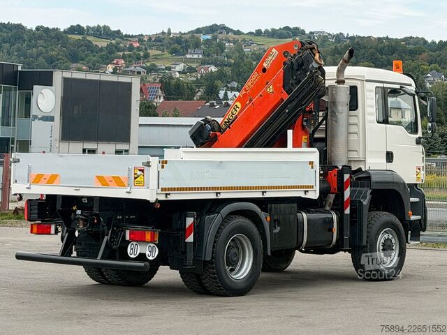 Grue montée sur camion MAN TGA 18.430 * PALFINGER PK 29002 + FUNK * 4x4!