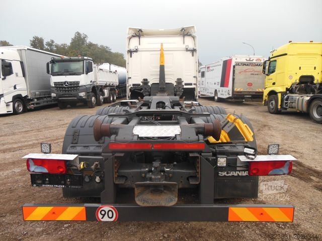 Roll-off tipper truck SCANIA G500, 6X4, VOLL LUFT, PALFINGER T20
