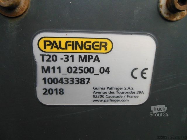 Roll-off tipper truck SCANIA G500, 6X4, VOLL LUFT, PALFINGER T20