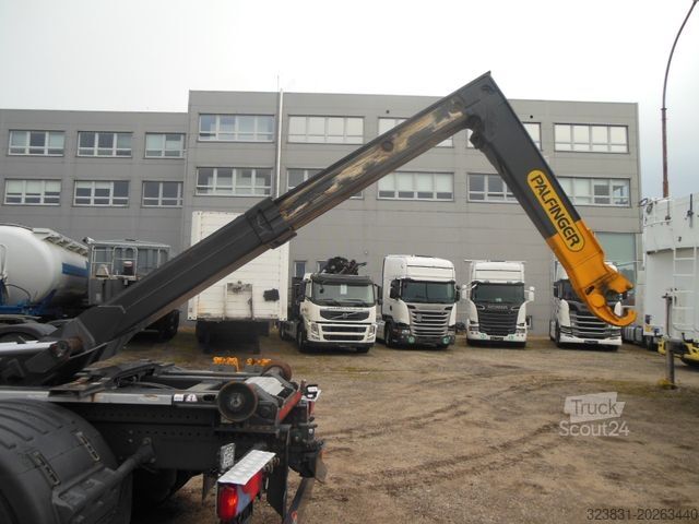 Roll-off tipper truck SCANIA G500, 6X4, VOLL LUFT, PALFINGER T20