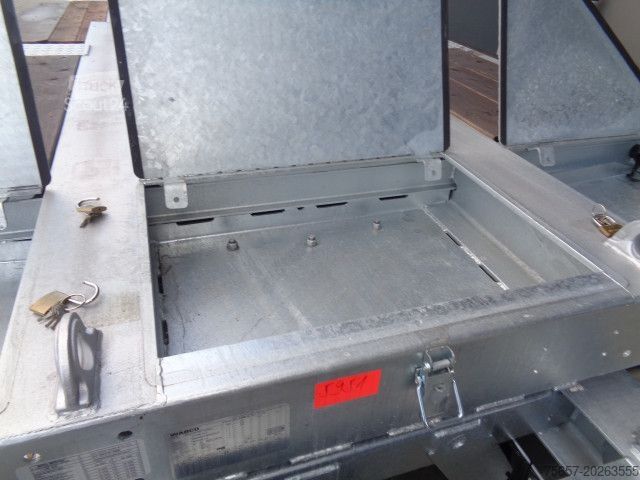 Arbeitsbühne Anhänger MÜLLER-MITTELTAL T4 Radmulden / luftgefedert