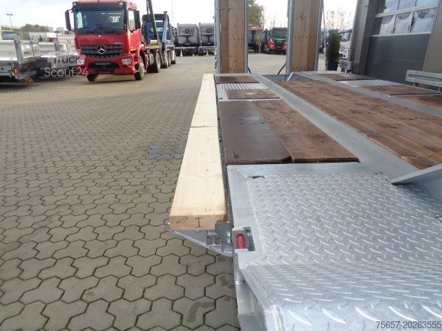 Arbeitsbühne Anhänger MÜLLER-MITTELTAL T4 Radmulden / luftgefedert