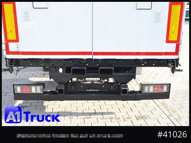 Open semitrailer with tarp KRONE SD, Mega, Staplerhalterung, Liftachse, Code XL