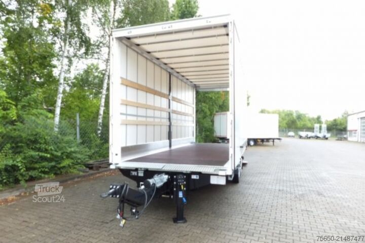 Open trailer with tarp Möslein TPS 11 DL 7,30  neuer Planenanhänger, Ladebordwand + Durchladbar