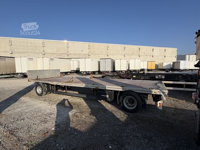 Open trailer Meusburger MPJ-2  2 Achs Pritschenanhänger