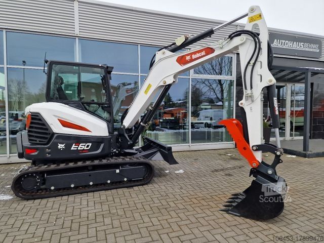 Kettenbagger BOBCAT E 60 Minibagger/enhalter/Neumasch.