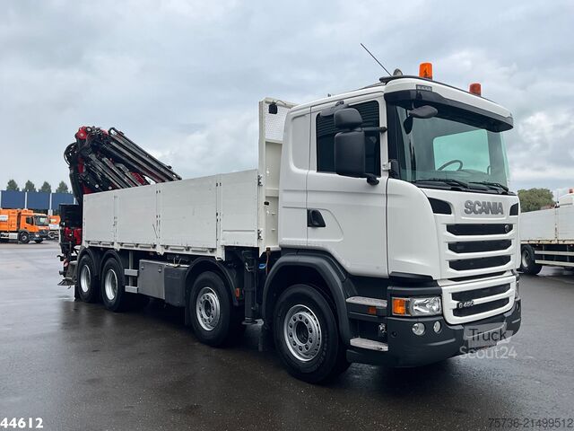 Camión grúa Scania G 450 8x4 Euro 6 Fassi 66 Tonmeter laadkraan + ...