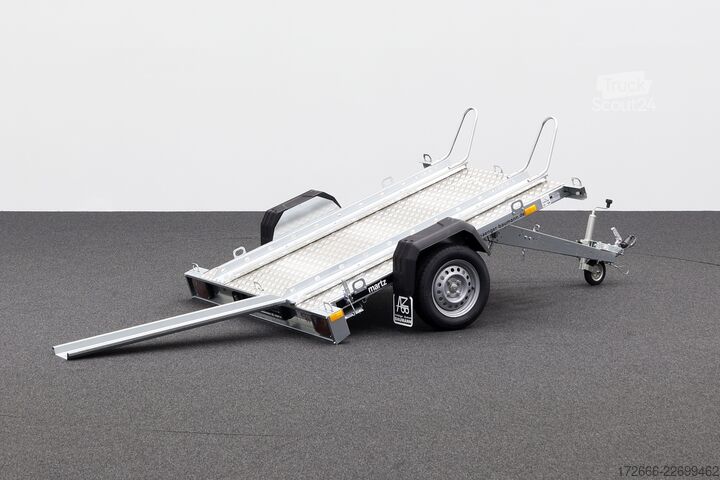  Martz GP 2 PREMIUM I ALUBODEN 230X155CM 750KG 2ER MOTORRADANHÄNGER