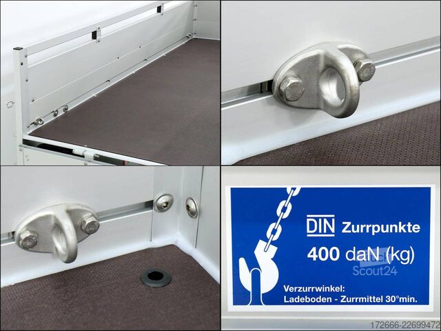  Koch-Anhänger 4.13 250X125X45CM 1300KG TIEFLADER