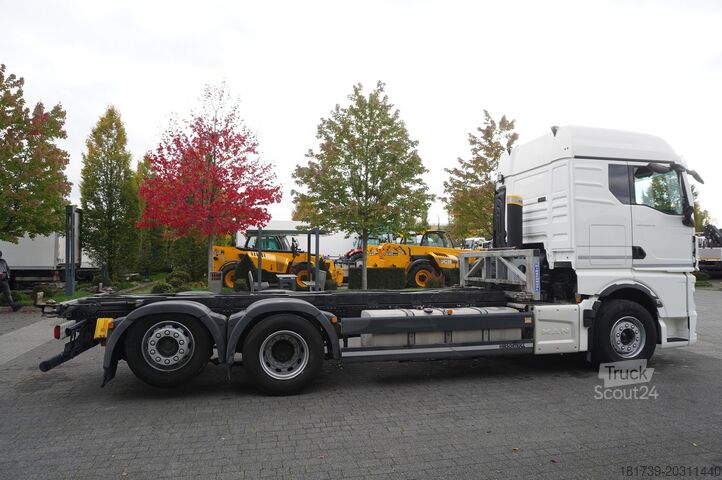 опрокидывающаяся BDF-рама MAN TGX 26.470 6x2 COINTAINERKIPPER HYVA