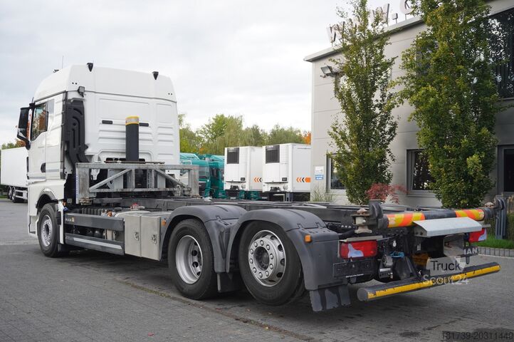 опрокидывающаяся BDF-рама MAN TGX 26.470 6x2 COINTAINERKIPPER HYVA