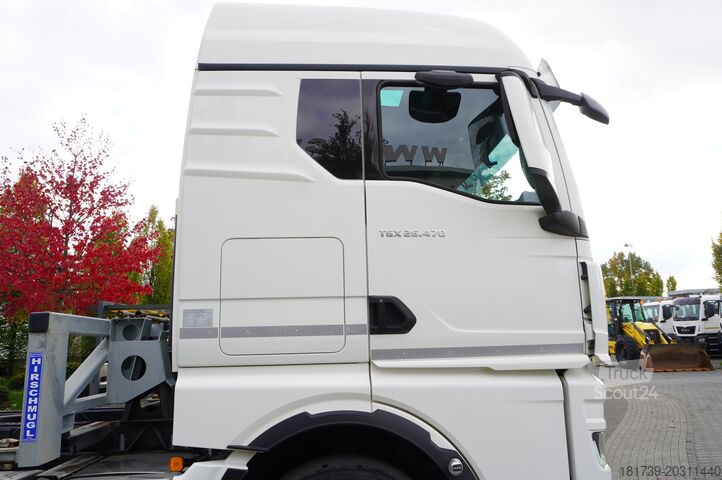 опрокидывающаяся BDF-рама MAN TGX 26.470 6x2 COINTAINERKIPPER HYVA