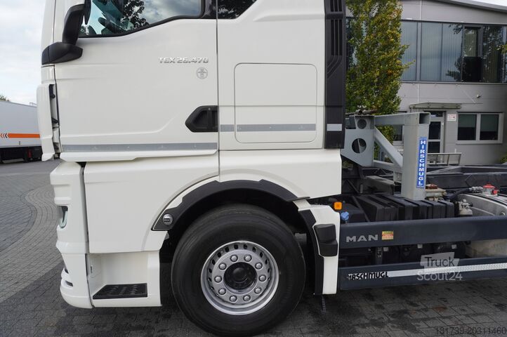 опрокидывающаяся BDF-рама MAN TGX 26.470 6x2 COINTAINERKIPPER HYVA