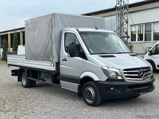 Транспортер с бортовой платформой и брезентом Mercedes-Benz Sprinter 519 Pritsche+Plane Automat Klim