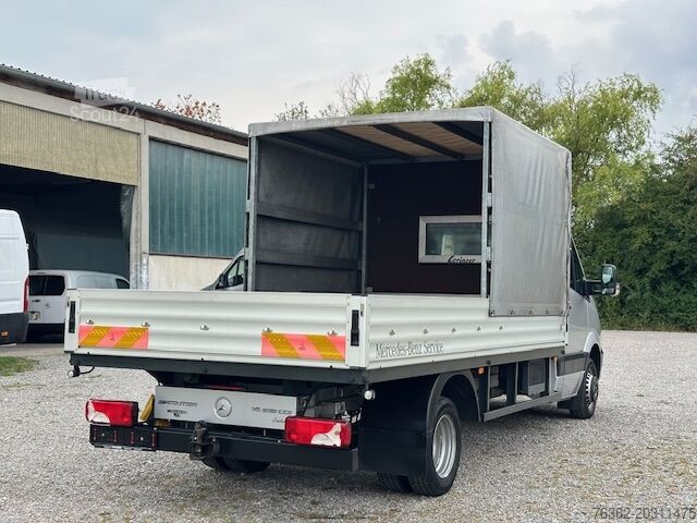 Transzporter platóval és ponyvával Mercedes-Benz Sprinter 519 Pritsche+Plane Automat Klim