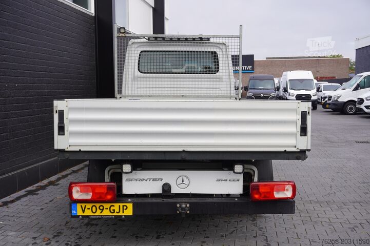 Camion à plateau double cabine Mercedes-Benz Sprinter 314 2.2 CDI L3 Dubbele Cabine EURO 6 -...