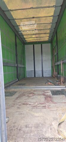 Åben trailer med presenning Krukenmeier Jumboanhänger Edscha,Schiebeplane,Staplerhalterung Zustand sehr gut | einsatzbereit