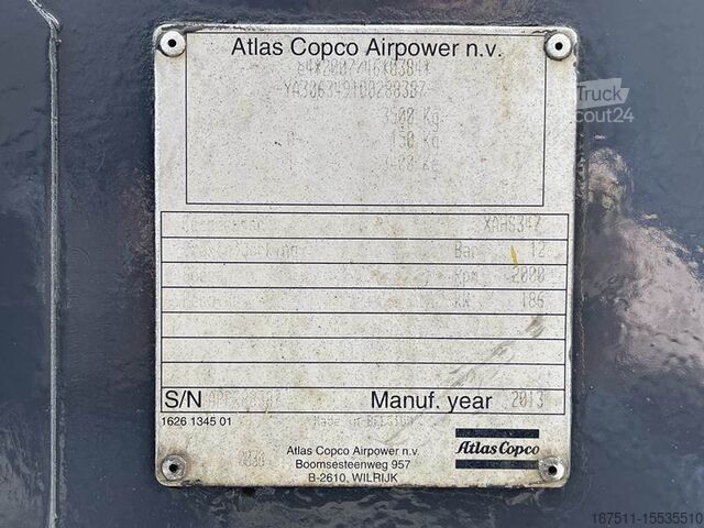 Compresor Atlas Copco XAHS 347 CD - N