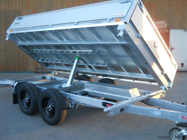 Dreiseitenkipper Anhänger Henra, ab Lager! KP353518, 3500 kg, 3,5 x 1,85 x 0,4 m,