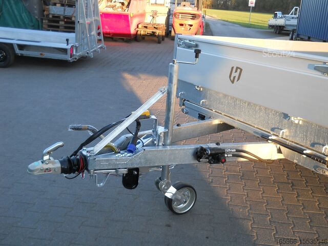 Dreiseitenkipper Anhänger Henra, ab Lager! KP353518, 3500 kg, 3,5 x 1,85 x 0,4 m,