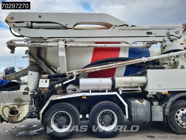 Concrete pump Mercedes Actros 3241 8X4 Putzmeister TMM 21-3 Mixer Big-...