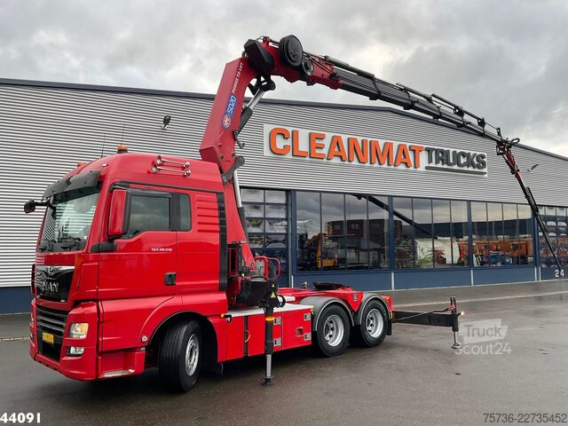 Standaard-SZM Man TGX 28.510 HMF 50 Tonmeter laadkraan + Fly-Jib