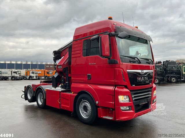 Standaard-SZM Man TGX 28.510 HMF 50 Tonmeter laadkraan + Fly-Jib