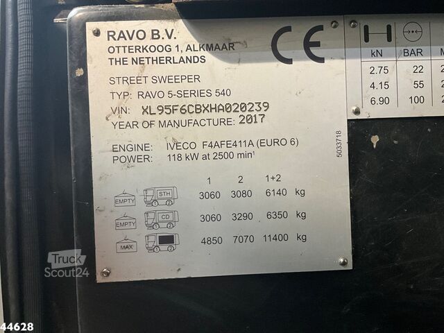 مكنسة طرق Ravo 540 Euro 6 with 3-rd brush