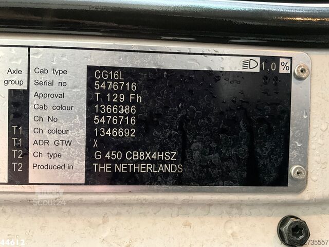 Автомобил с кран Scania G 450 8x4 Euro 6 Fassi 66 Tonmeter laadkraan + ...