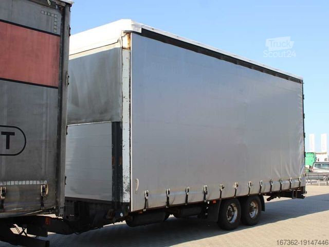 Autocarro con pianale e telone DAF CF 85.460,6X2,SECONDARY AIR CONDITIONING+FLIEGL