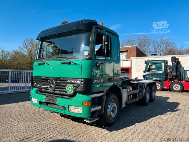Haakarm vrachtwagen MERCEDES-BENZ 3348 Actros ATLAS Abroller 6x4