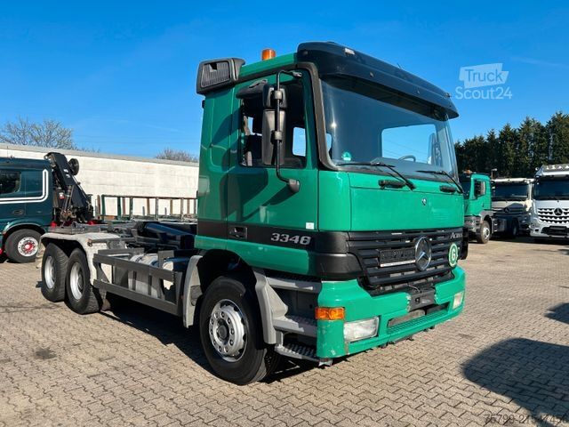 Haakarm vrachtwagen MERCEDES-BENZ 3348 Actros ATLAS Abroller 6x4