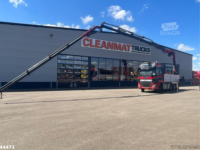 Kamion sa kranom DAF FAQ CF 510 8x2 Euro 6 HMF 40 Tonmeter laadkraan...