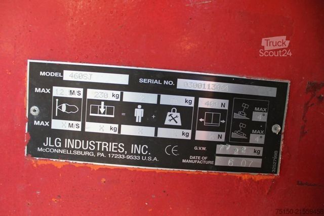 Arbeitsbühne JLG 460SJ - 16,0 m - Nr.: 064