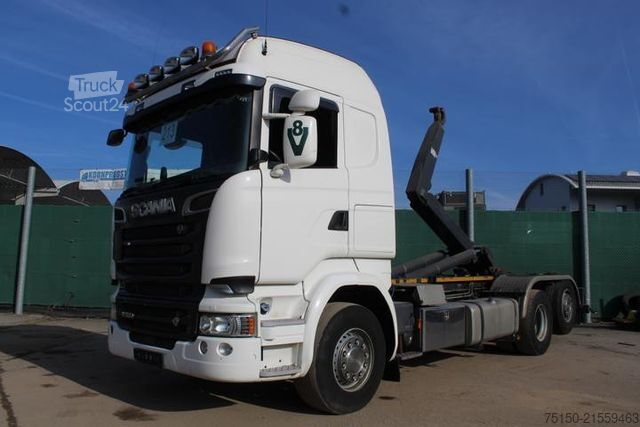 Φορτηγό γερανός roll-off SCANIA R580 6x2 LL - VDL - Nr.: 213