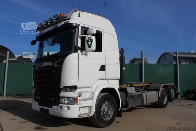 Φορτηγό γερανός roll-off SCANIA R580 6x2 LL - VDL - Nr.: 213